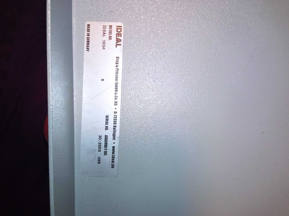 Резак сабельный IDEAL 1034. Germany.