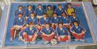 Poster Equipa Les Bleus 1984- Onze Francesa -Medida: 84X55