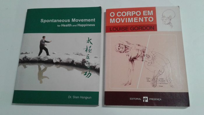 Livros sobre motricidade, boa forma, movimento do corpo, etc