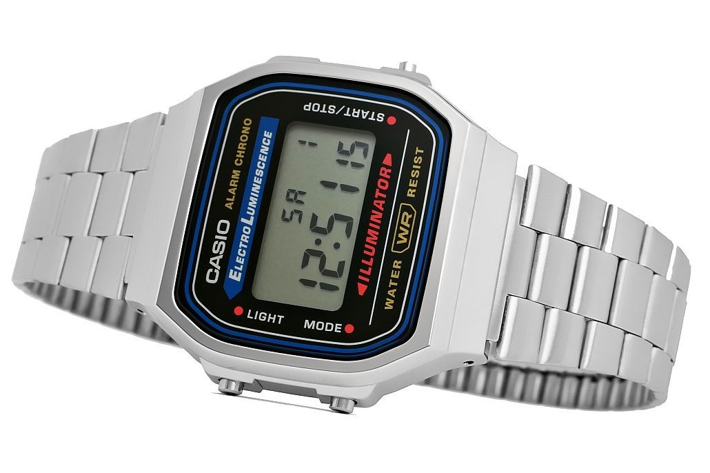 zegarek casio vintage a168wa-1wcr + box