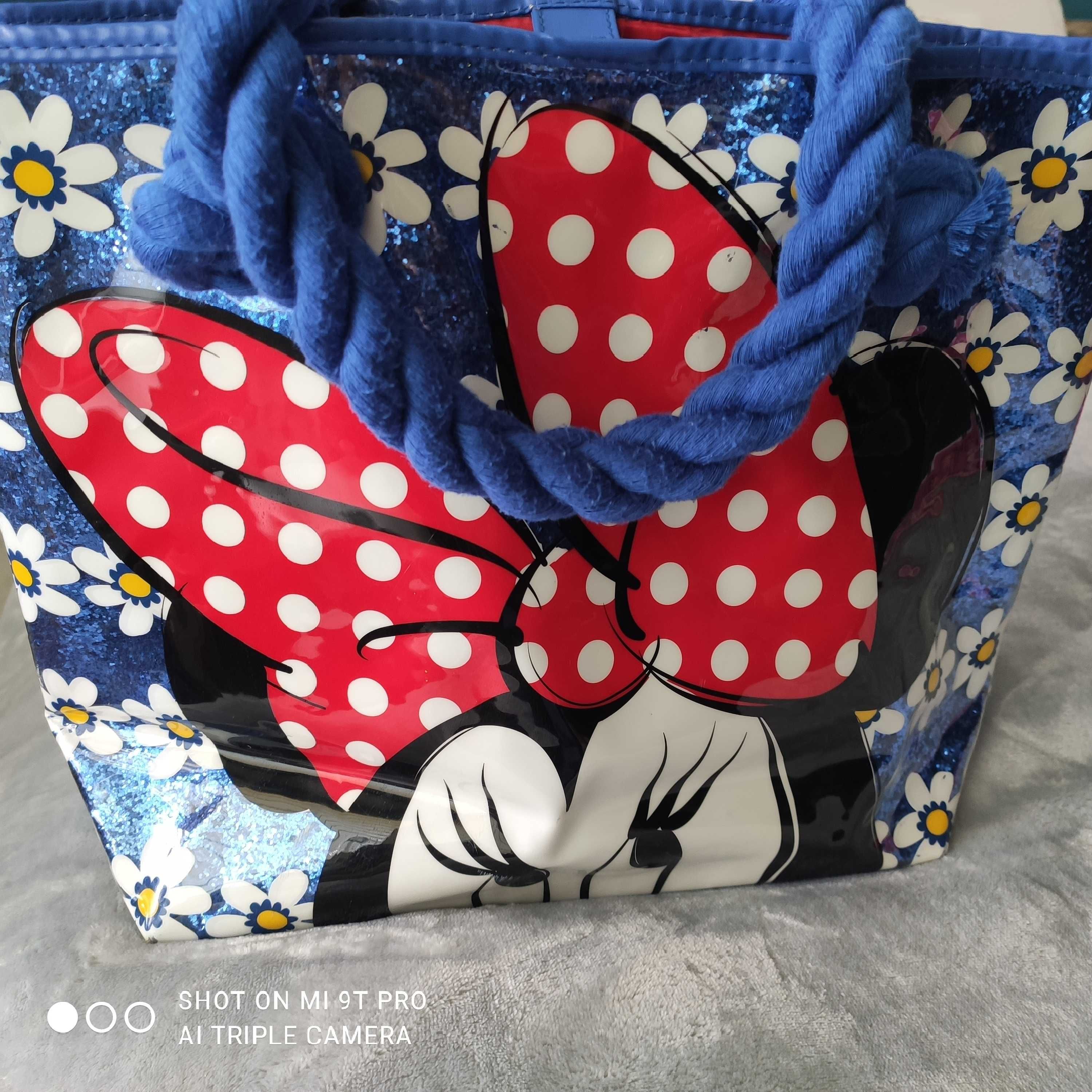 Torebka plażowa Minnie Mouse oryginalna z Disney Store z USA