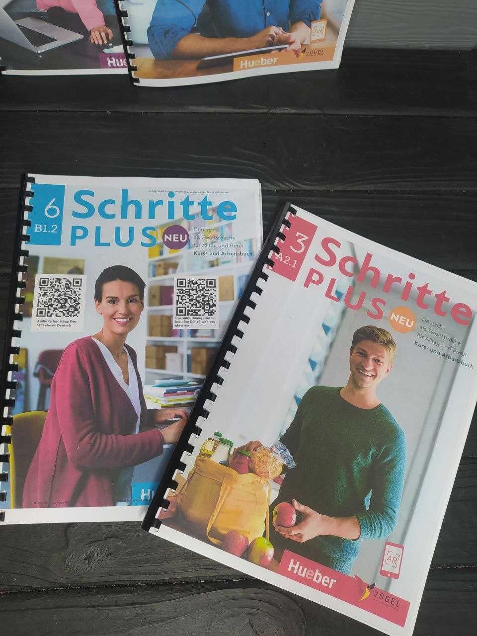 Schritte International 1, 2, 3, 4, Plus - книги для вивчення німецької