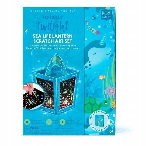 Zestaw Kreatywny Zdrapka Lampion Ocean, Box Candiy