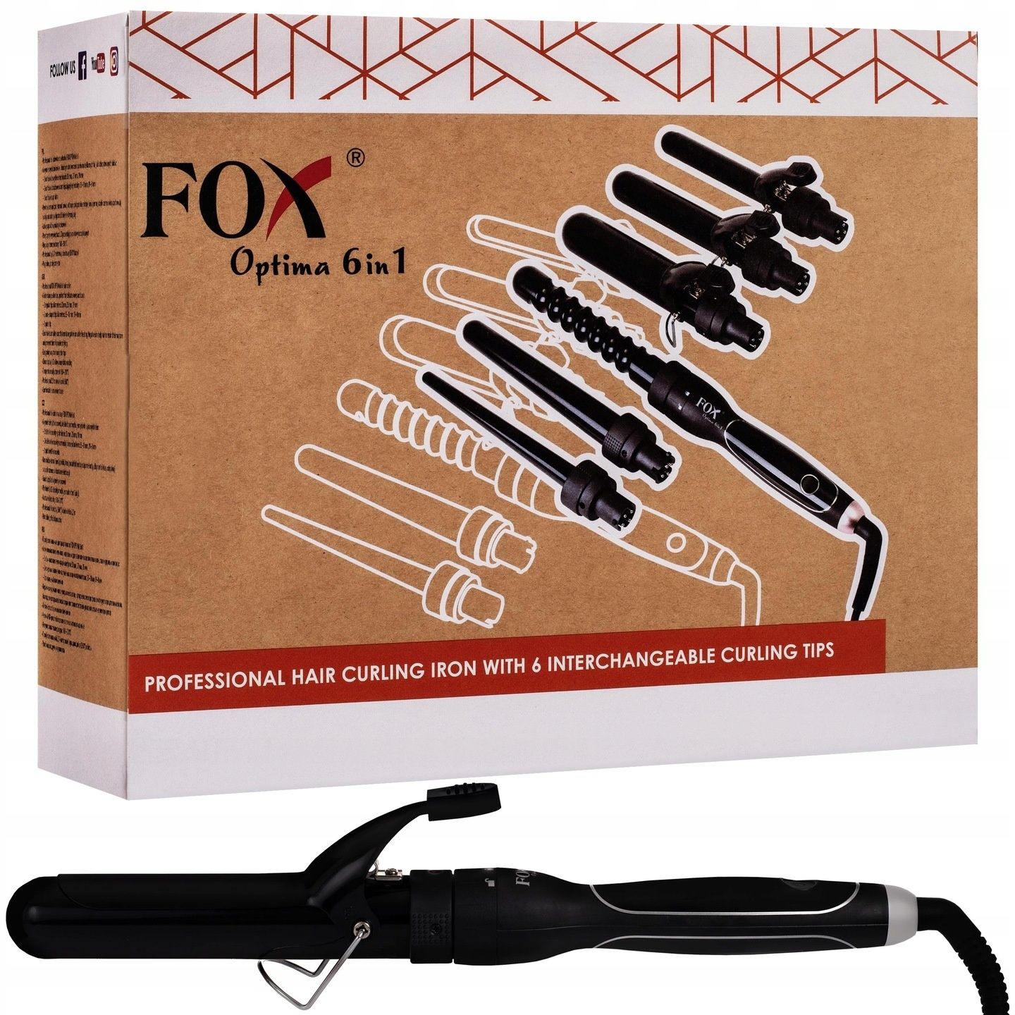 Lokówka Fox  Optima 6w1 profesjonalna