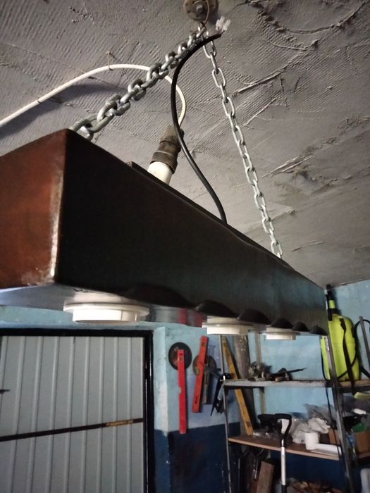 Lampa wisząca z bala