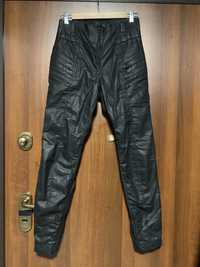 Spodnie motocyklowe Shima NOX 2.0 Czarne woskowane S