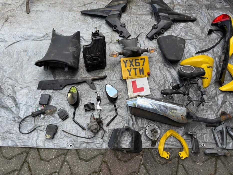 Sym 125 część owiewki silnik lagi koło