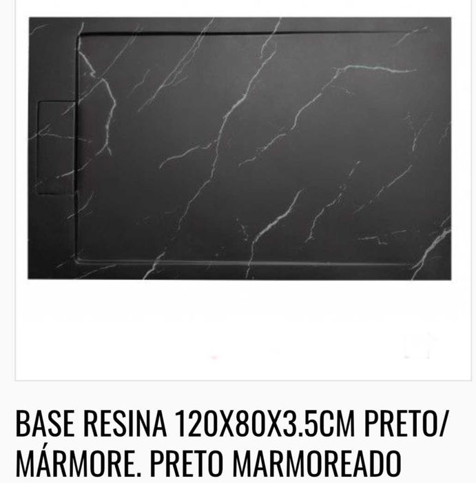 Base de duche 120x80x3,5cm