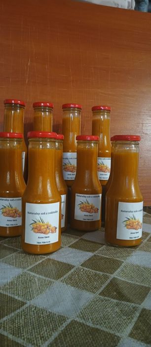 Sok z rokitnika domowej produkcj