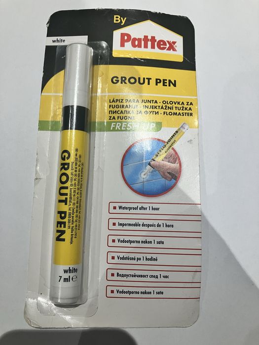 Pattex Grout Pen – Biały Marker do Fug 7 ml