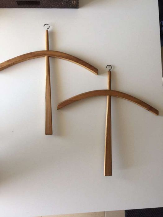 Decoração cruzetas/cabides madeira antiga