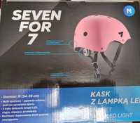 Kask z lampką LED