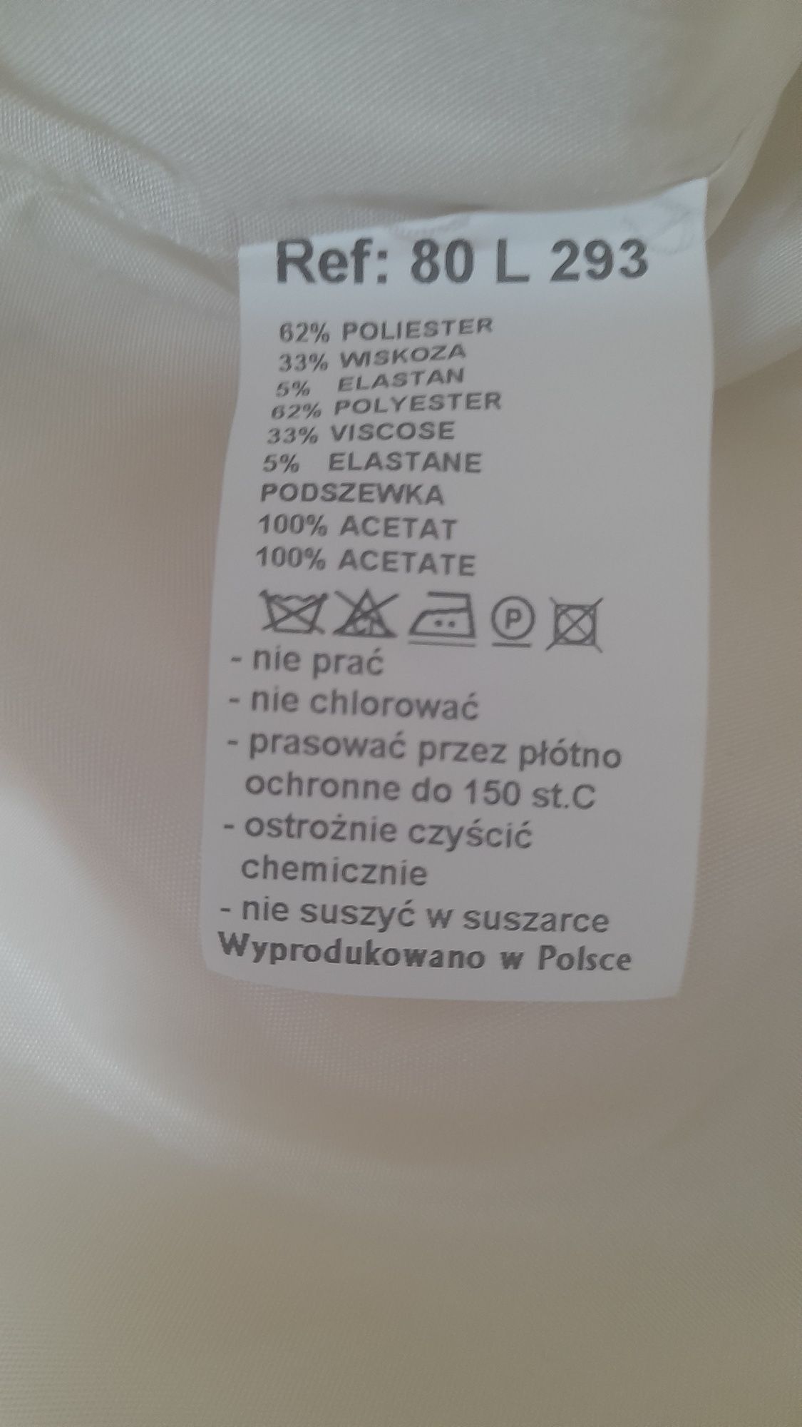 Żakiet marynarka damska kremowa
