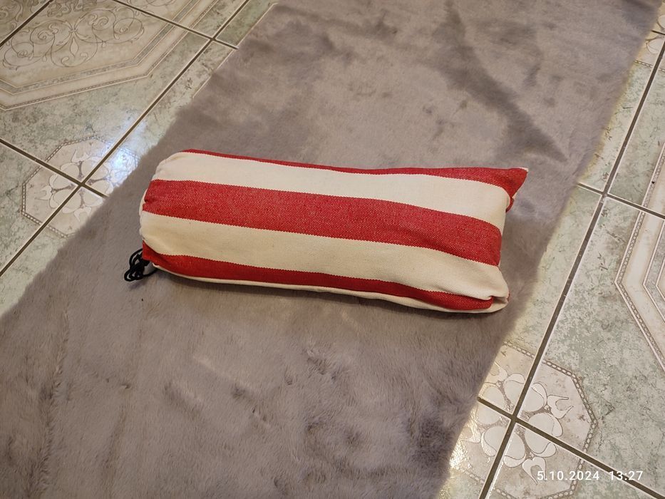 Nowy duży czerwony hamak ogrodowy dla 2 osób