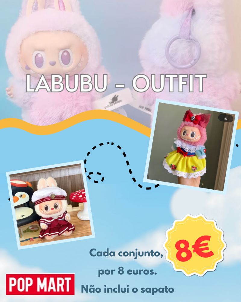 Labubu - Roupas e acessórios