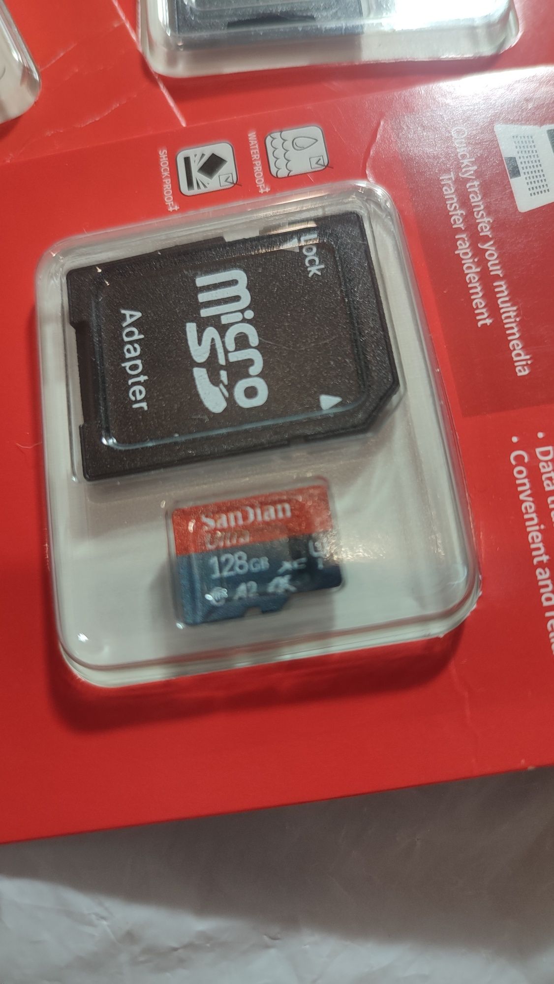 Карты SD  SanDian на 128 ГБ 10класс.