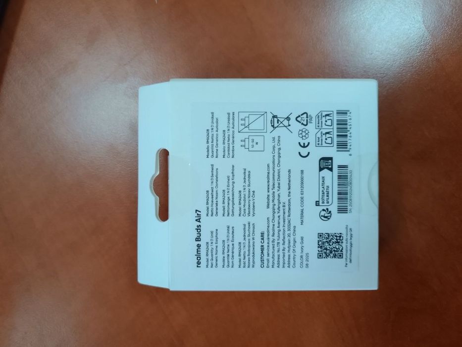 Навушники realme buds air 7 global