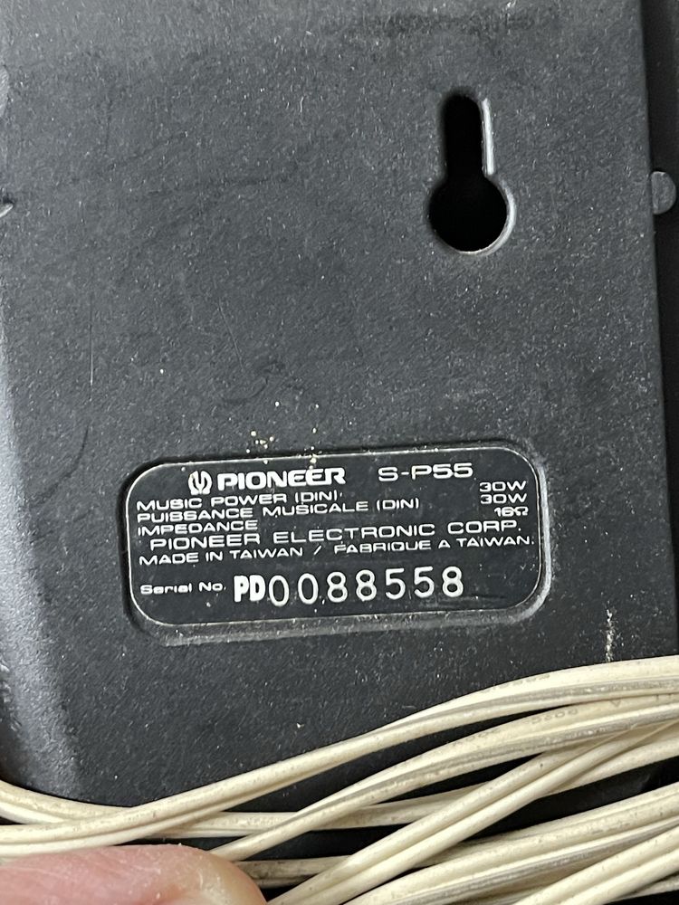 Sistema de colunas Pioneer – 2 pares + 1 central