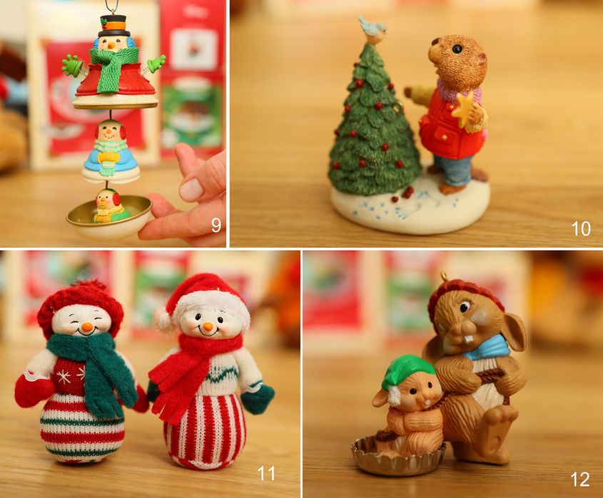 Іграшки на ялинку / Hallmark / різдвяні іграшки