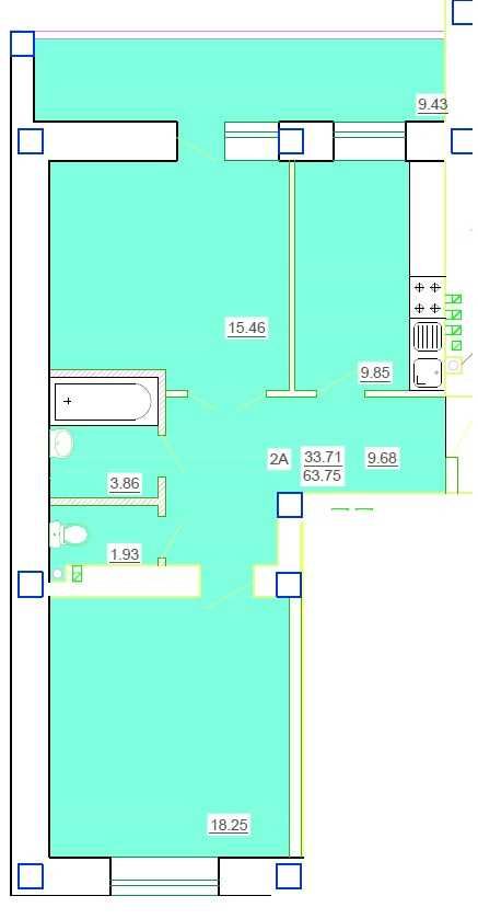 Хорошая квартира 3эт 62 м.кв. в новом доме. Молдаванка