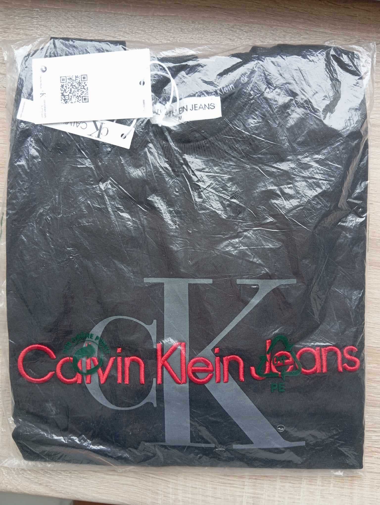 Bluza Calvin Klein Jeans, classic czarna rozmiar M
