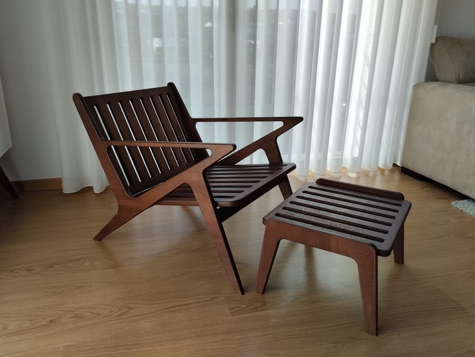 Cadeirão mid-century  NOVO