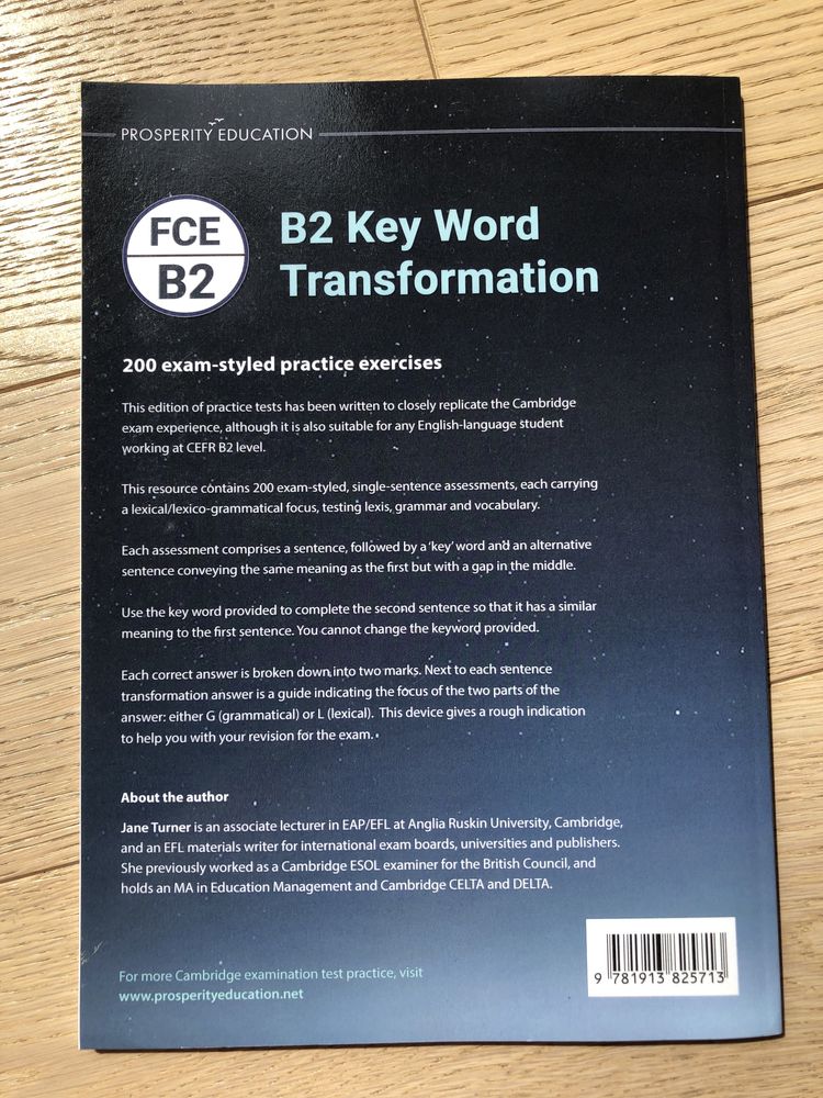 B2 Key Word Transformation
