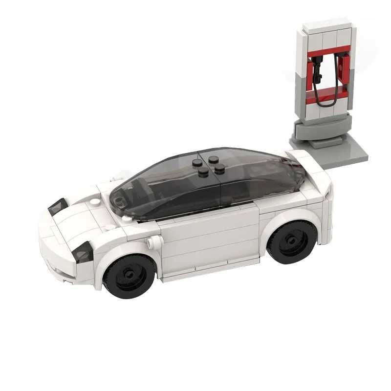 Autko auto model z klocków lego TESLA Model 3 185 części