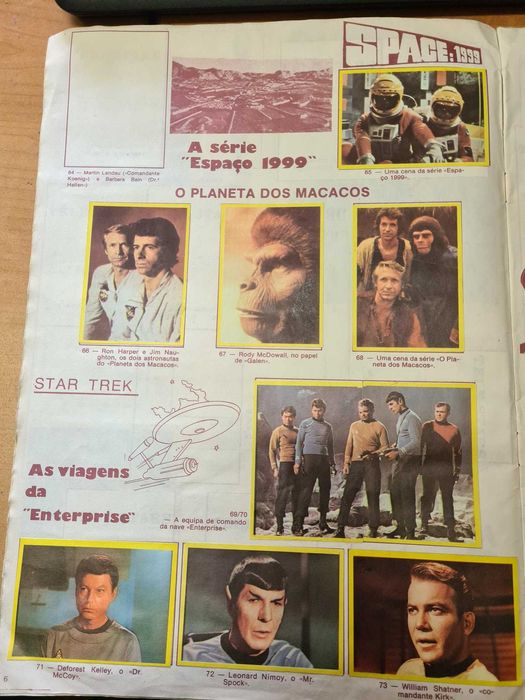 Caderneta TELE-STARS - O Álbum das Estrelas