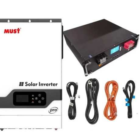 Комплект резервного живлення Must6кВт48В + АКБ Sunboost 51V100 LiFePo4