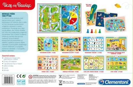 CLEMENTONI 50653 MÓWIĄCE pióro 1000 PYTAŃ Przedszkolaka