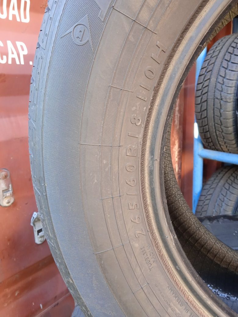 Opony Używane 265/60R18 Dunlop Komplet