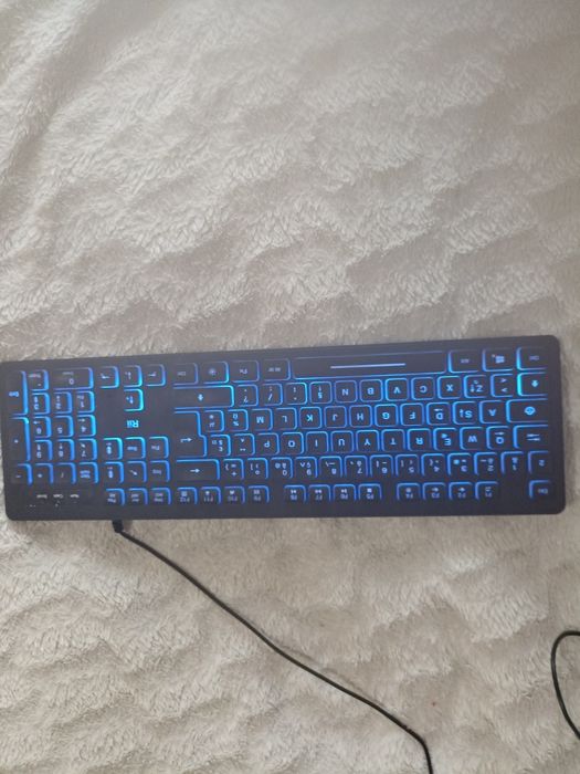 Klawiatura podświetlana RGB przewodowa