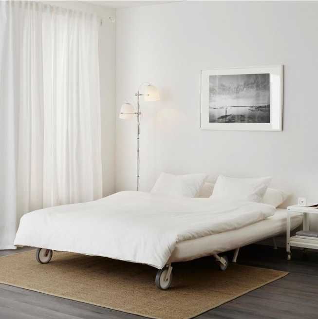Sofá-cama 2 lugares (IKEA / PS LEVOS) Vansta azul escuro