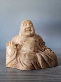 Figuka Budda rzeżbiona, lekkie drewno