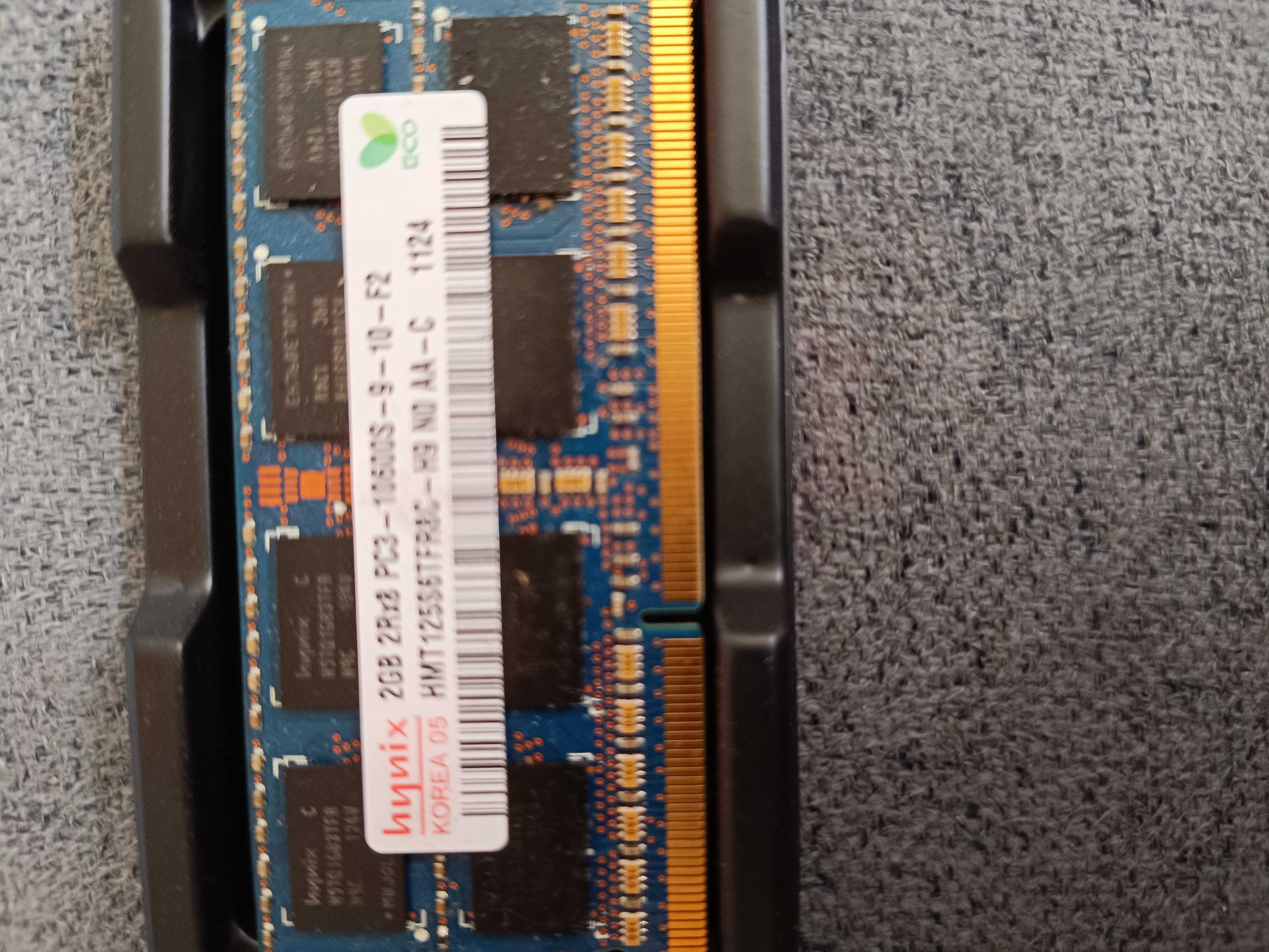 Ram 2x2GB do laptopów. Samsung i Hynix.