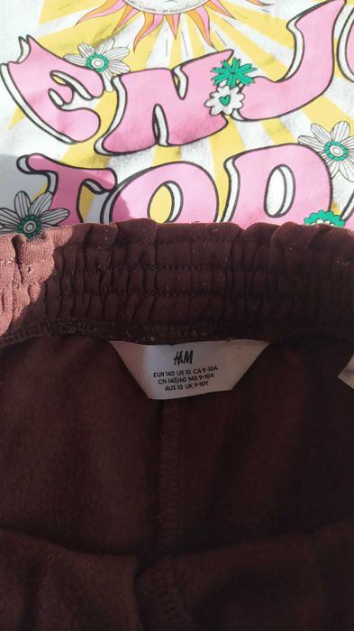 Komplet bluza + spodnie dresowe dla dziewczynki 10 lat