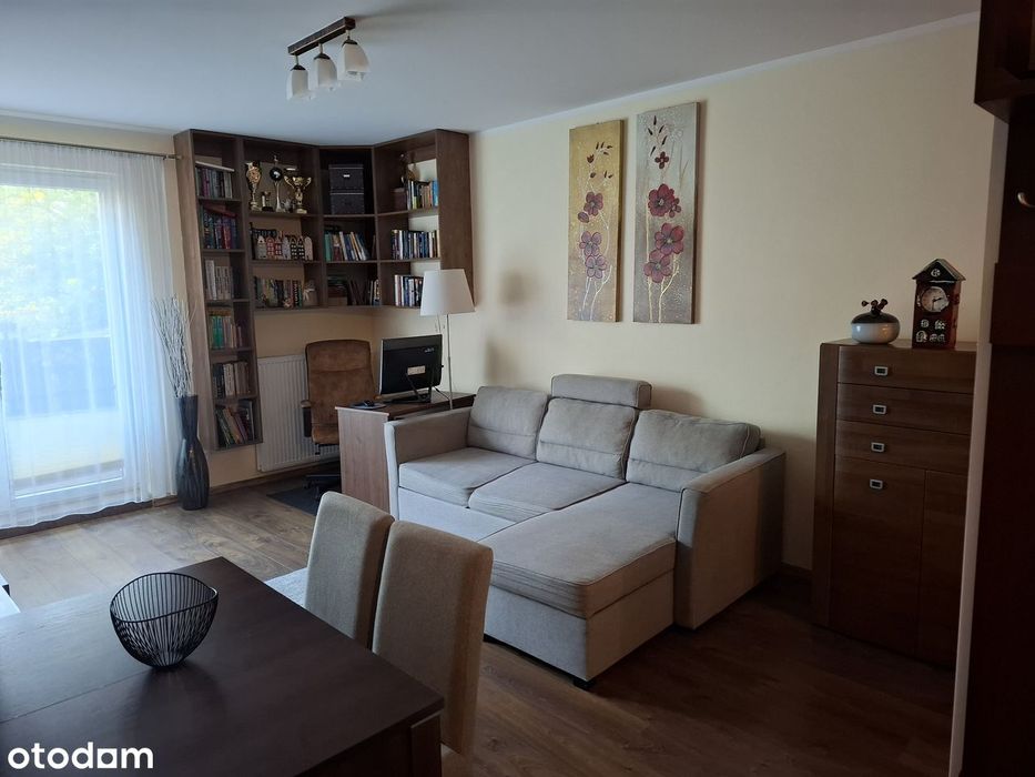 Mieszkanie dwupokojowe 50m2, taras i ogródek, gotowe do zamieszkania