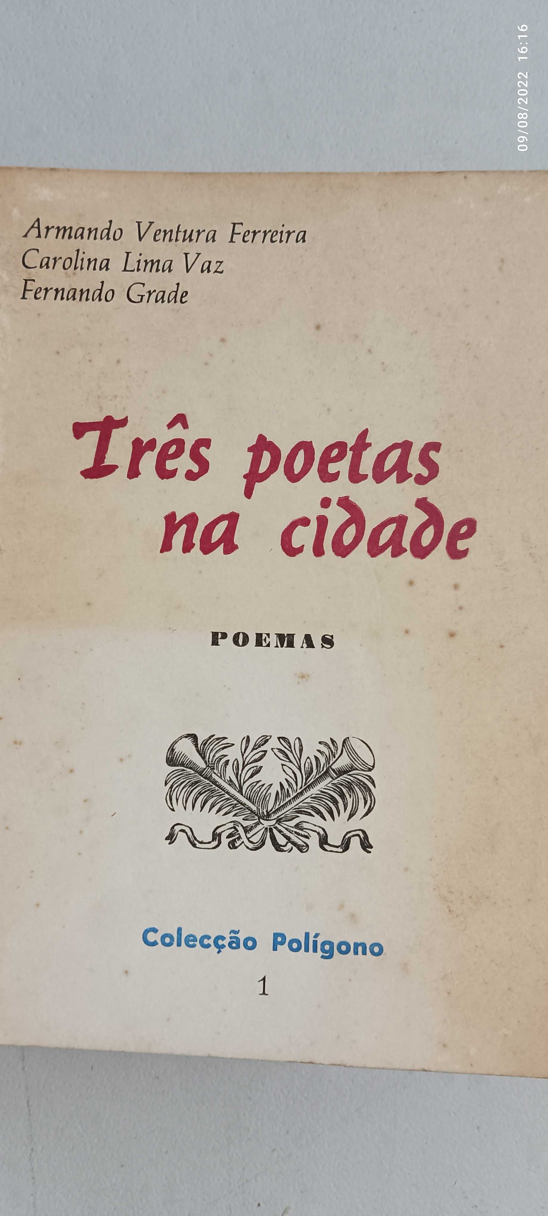 Livro Ref Par1 - Vários autores  - Três poetas na cidade