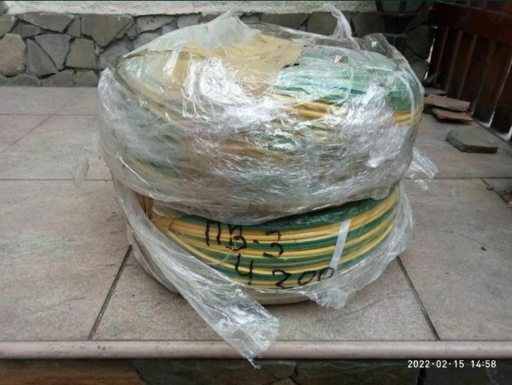 Провод ПВ-3х4желто-зеленый