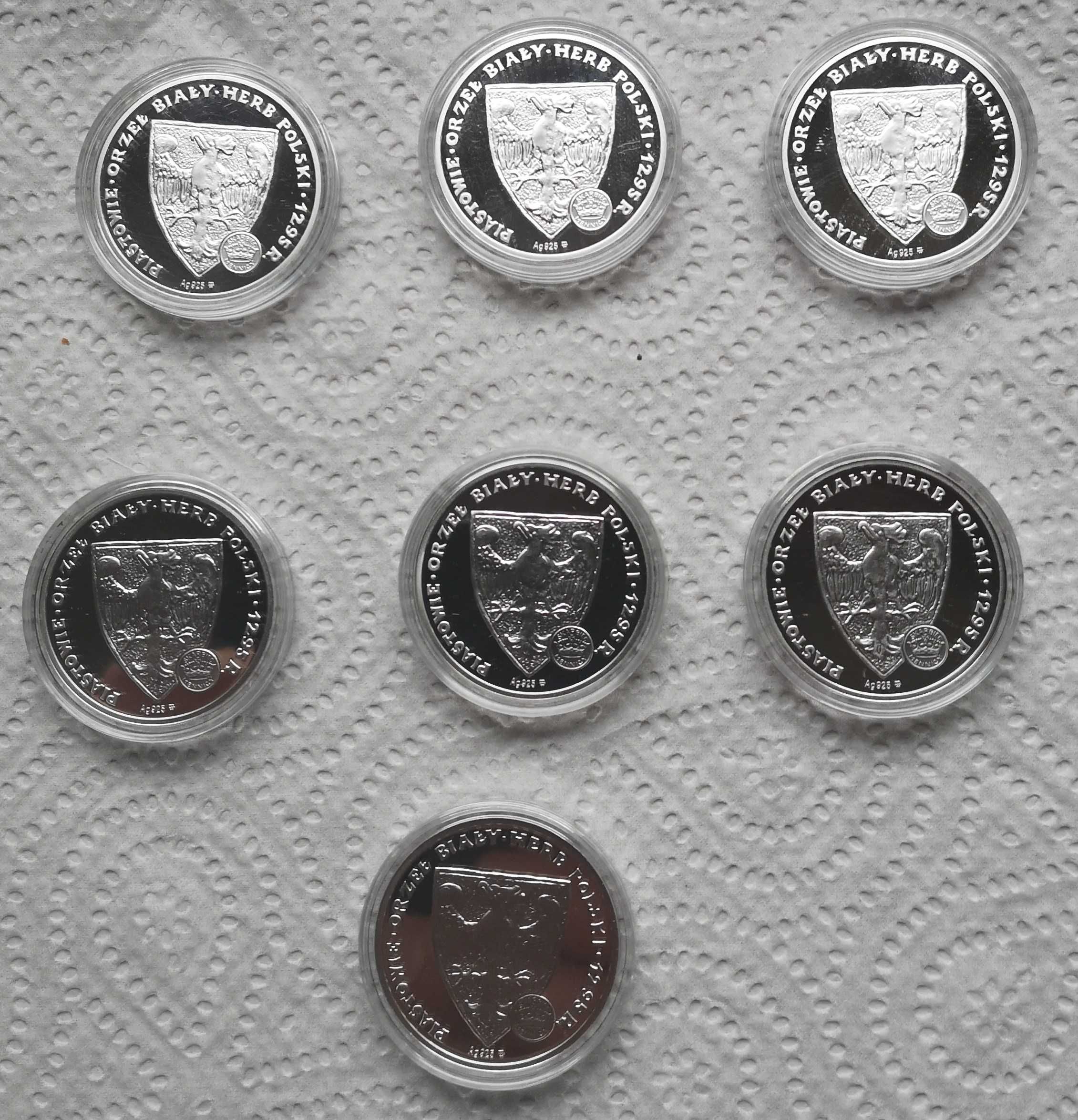 Zestaw numizmatów Królewska Kolekcja, 7 sztuk