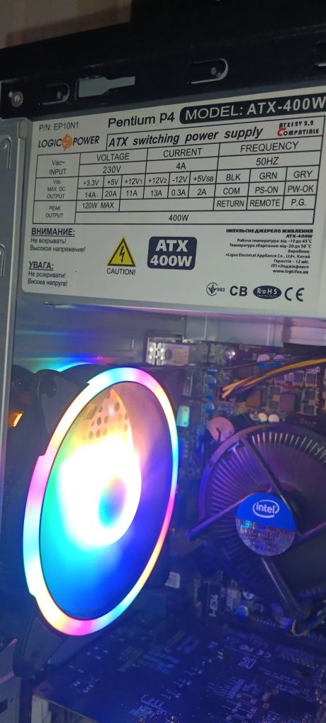 Ігровий пк gtx 1060 I5 12 озу ddr3