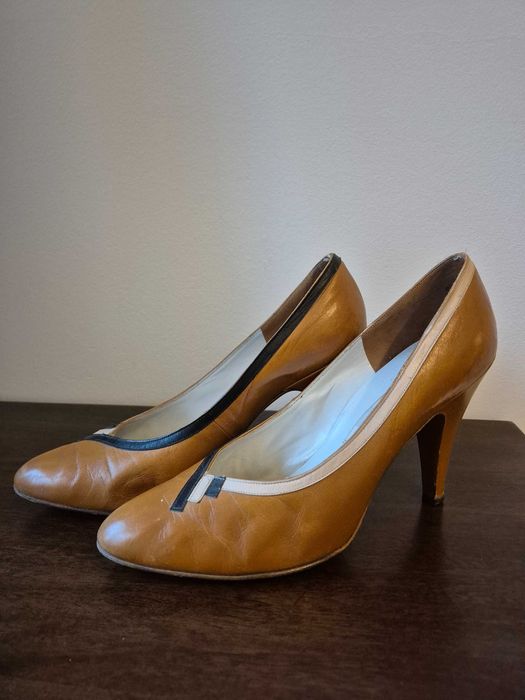 Sapatos de salto alto vintage LANVIN