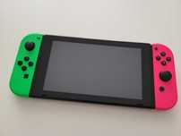 Nintendo Switch c/ 4 comandos, 2 volantes e 4 jogos