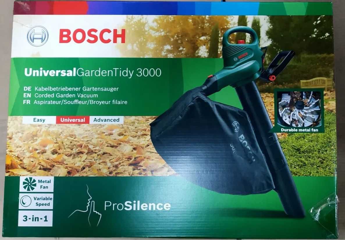 Пилосос-повітродув Воздуходувка-пылесос Bosch UniversalGardenTidy 3000