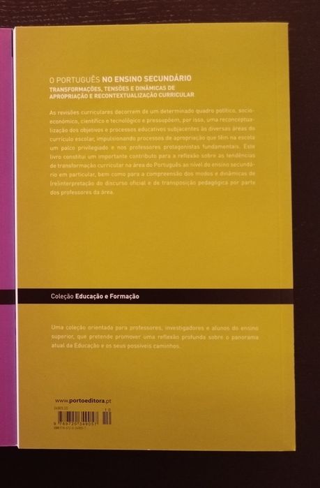 Livro da coleção Educação e Formação