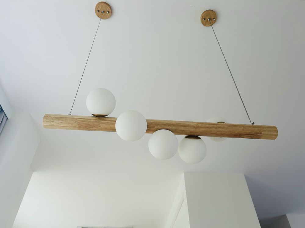 Śliczna lampa nad stół jadalniany
