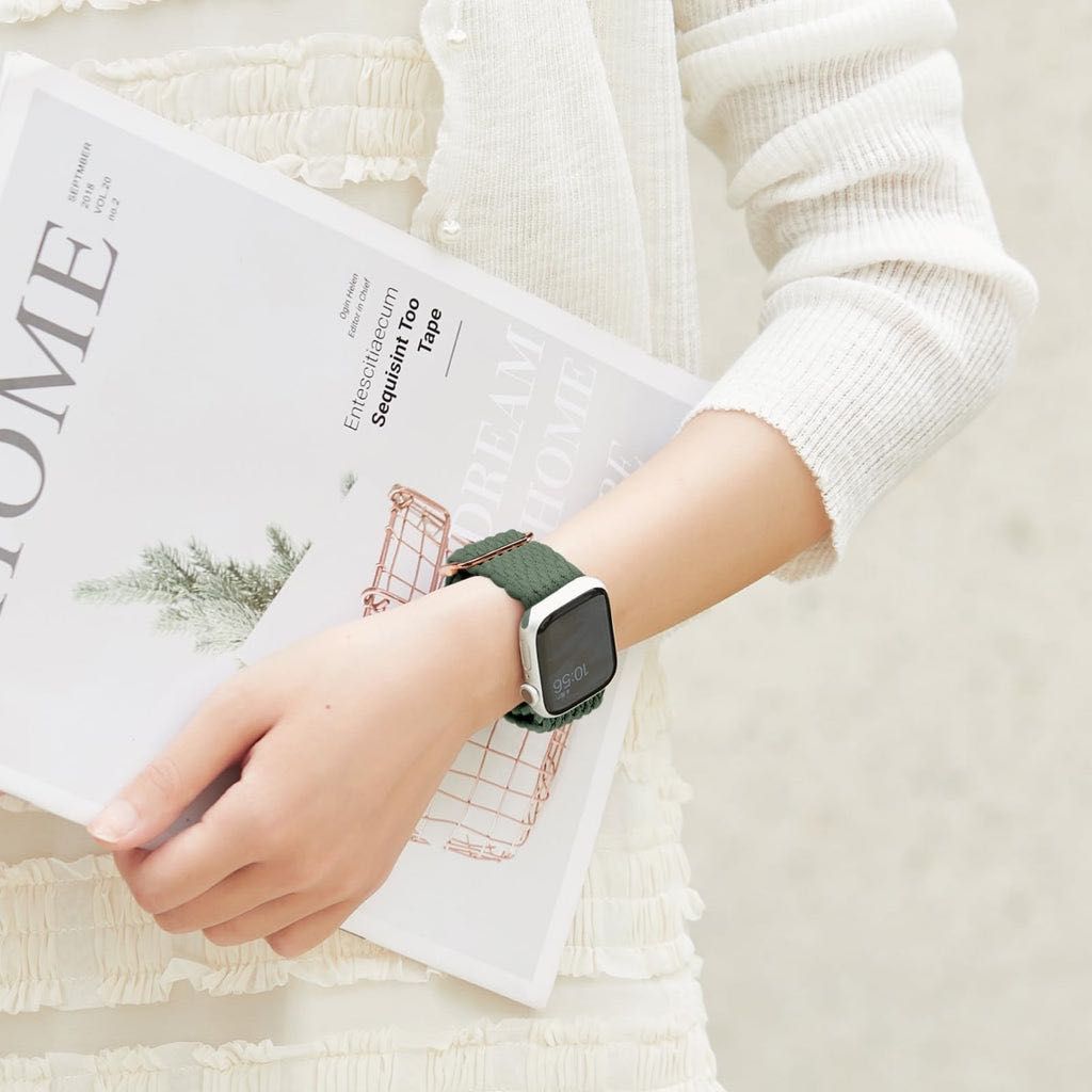 Zestaw 8szt tkany pasek kompatybilny z Apple Watch