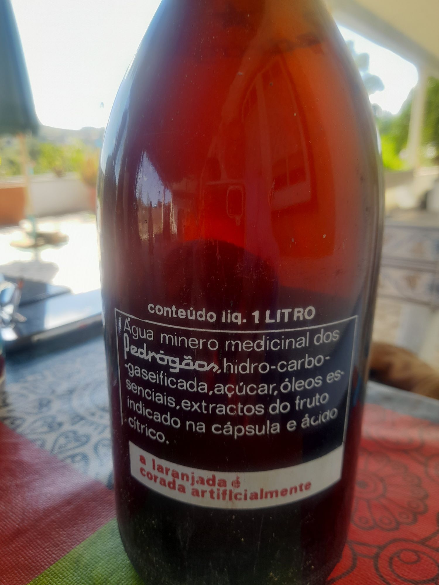Garrafa Laranjada Pedrogãos Muito Antiga