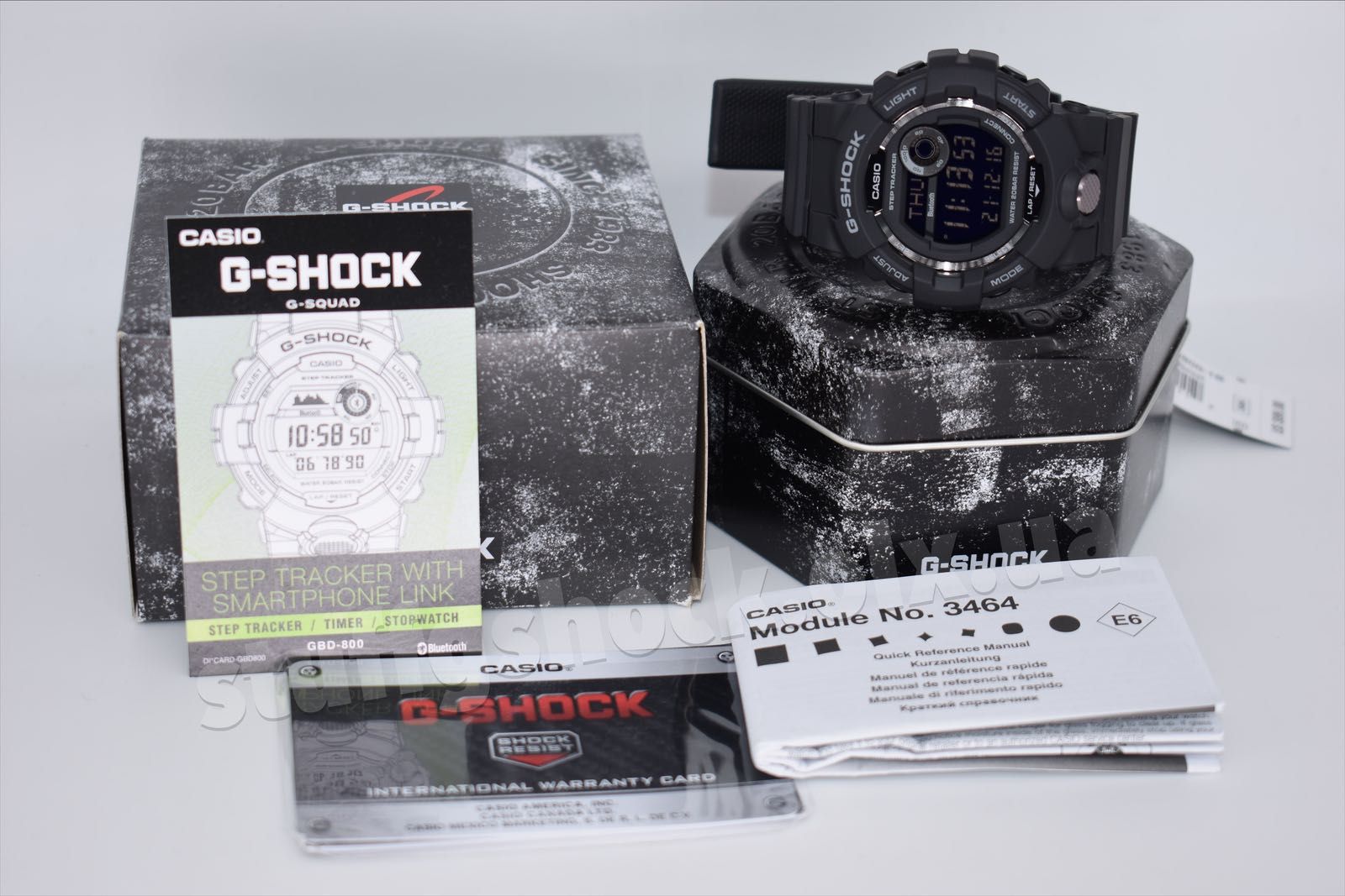 Casio G-Shock GBD-800-1B NEW ORIGINAL | Bluetooth | Step-Tracker